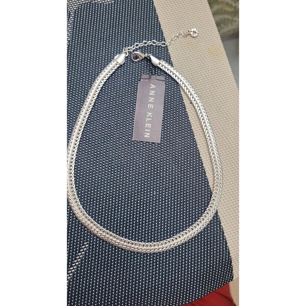 Anne Klein Classics Gold-Tone Flat Chain Necklace